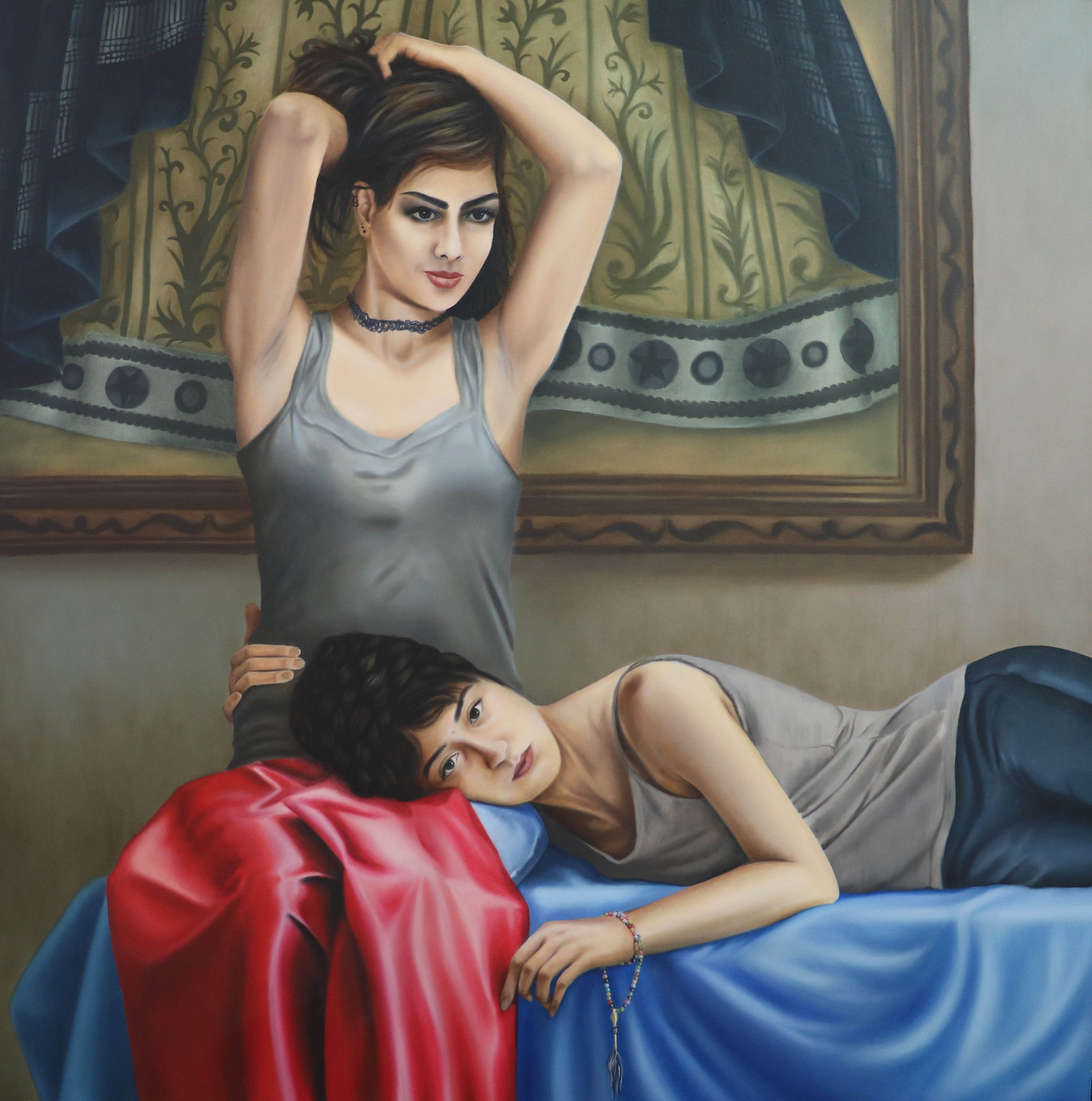 Two Temperatures, oil on canvas, 2019