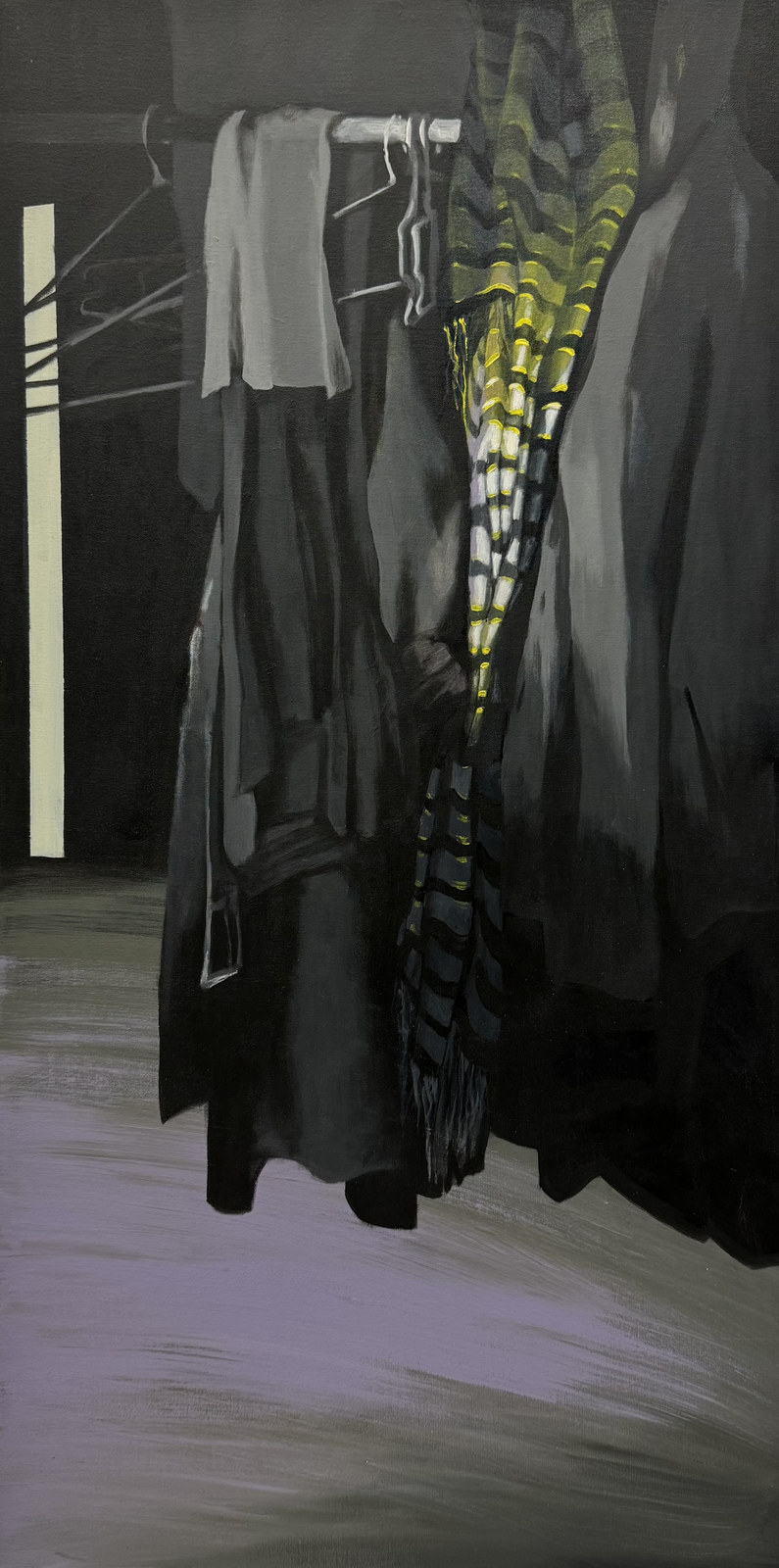 Dormant Thread, acrylic on canvas, 2023